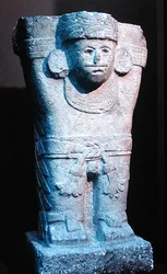 Altarsäule in Form von Atlanta, 800-1300 n. Chr.